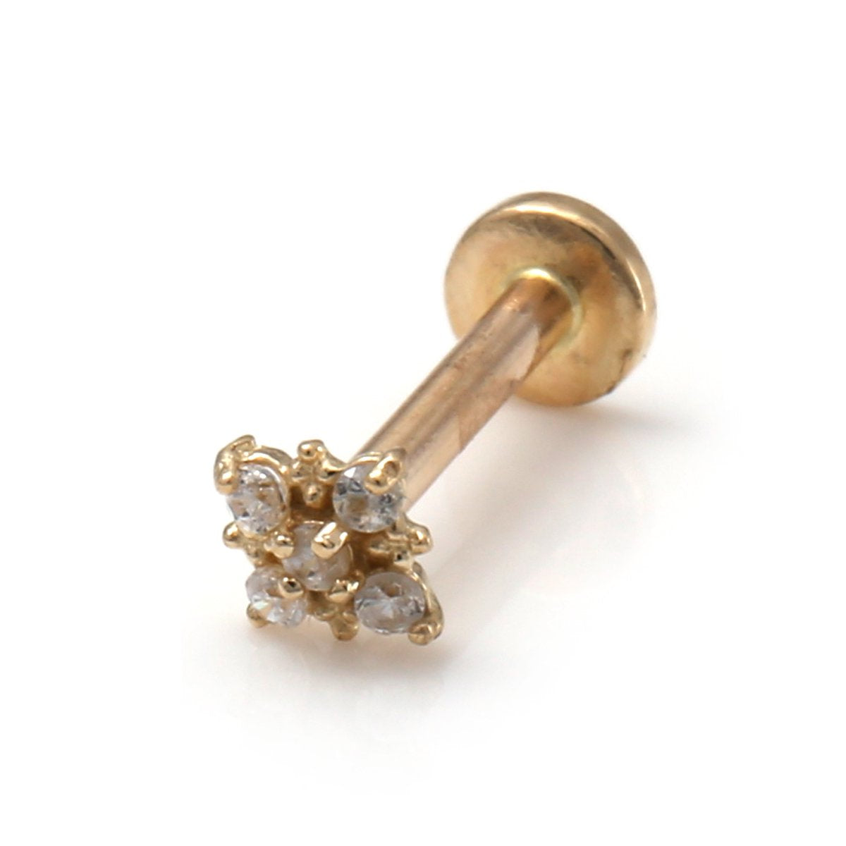 14K イエローゴールド ボディピアス
