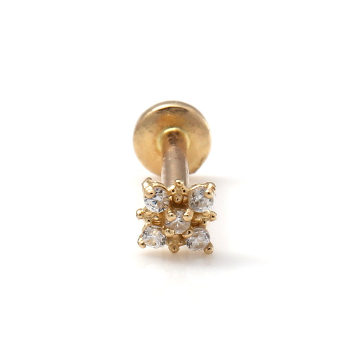 14K イエローゴールド ボディピアス