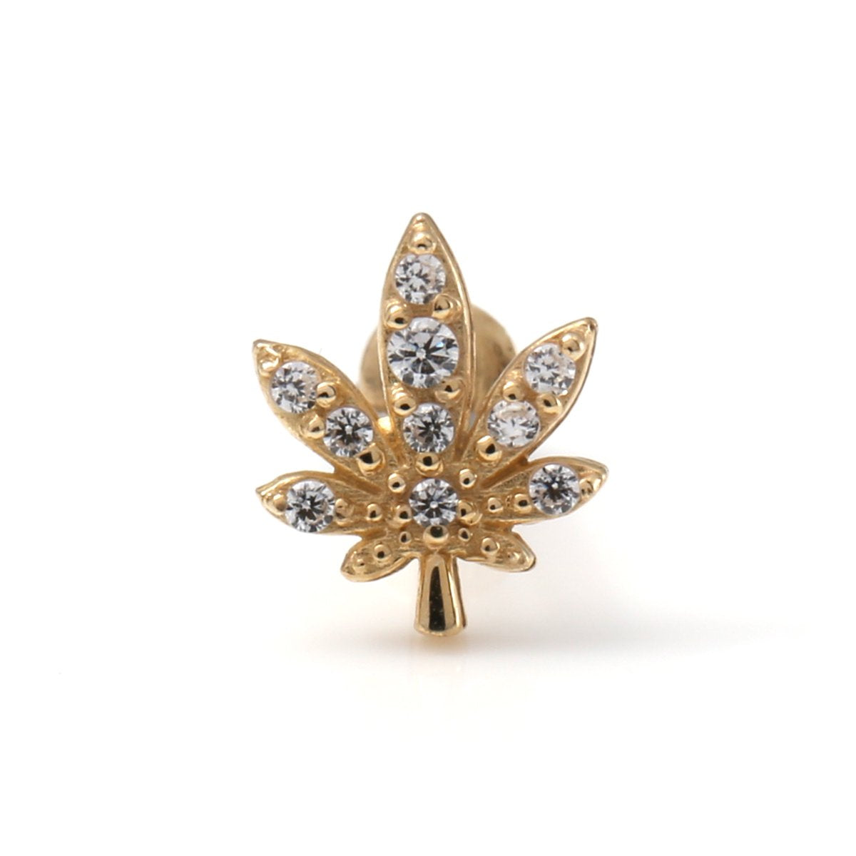 14K イエローゴールド ボディピアス