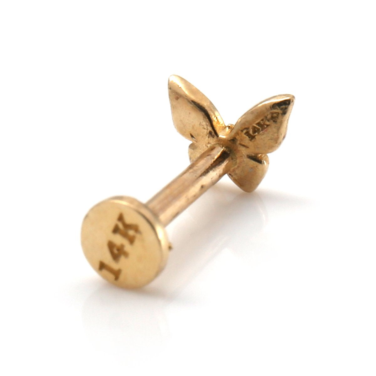 14K イエローゴールド ボディピアス