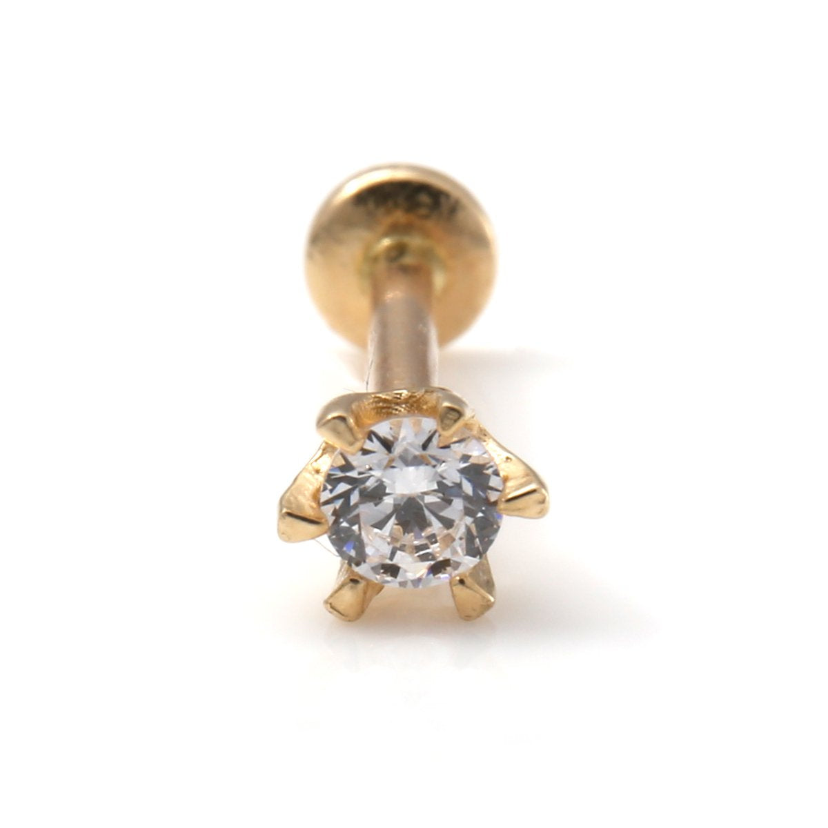 14K イエローゴールド ボディピアス