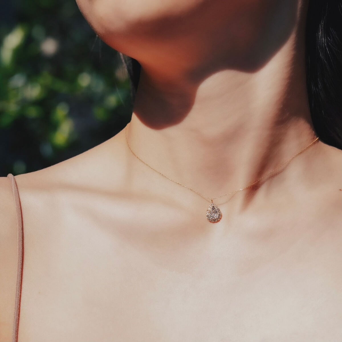 ダイヤモンド 18K イエローゴールド ネックレス&ペンダント