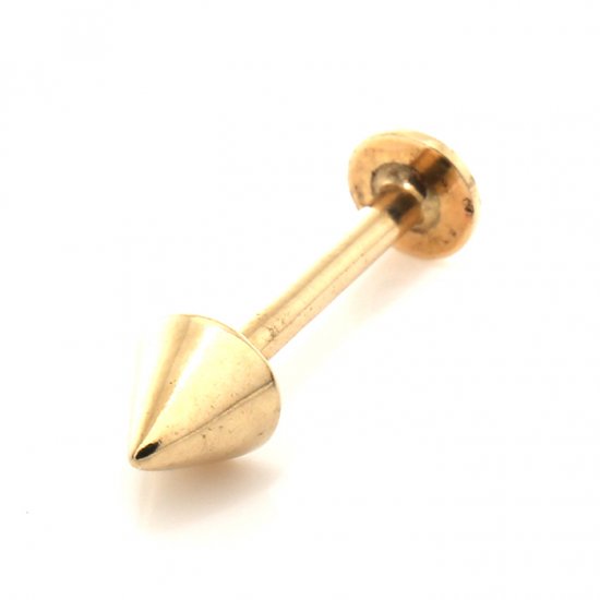 14K イエローゴールド ボディピアス
