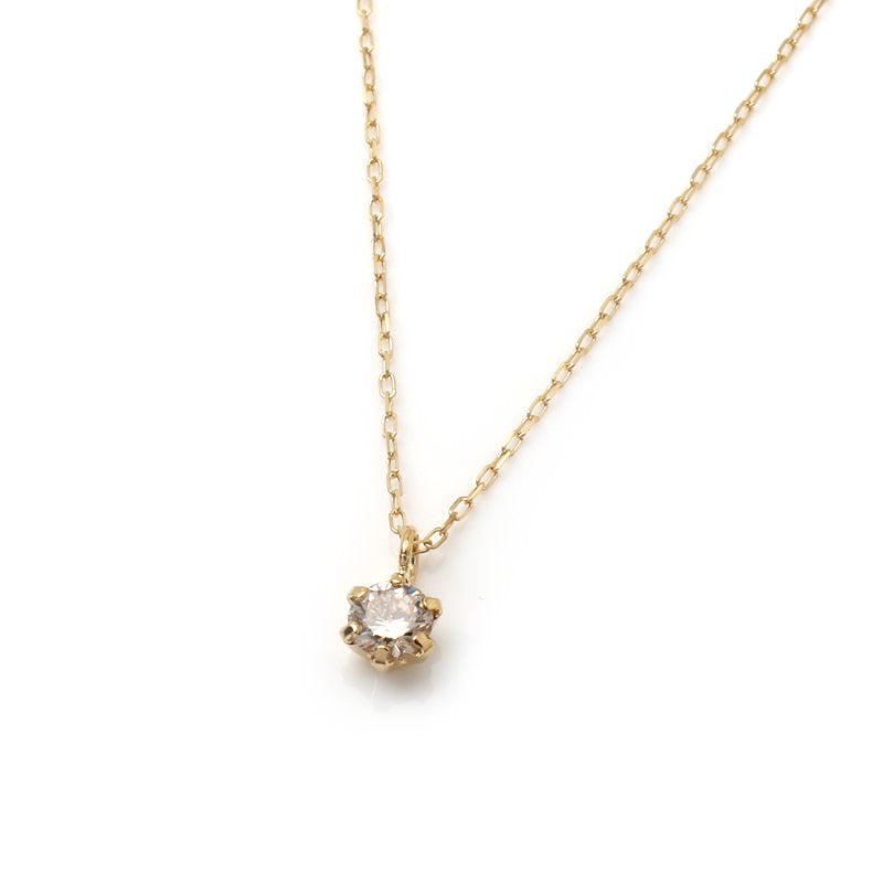 ダイヤモンド 18K イエローゴールド ネックレス&ペンダント