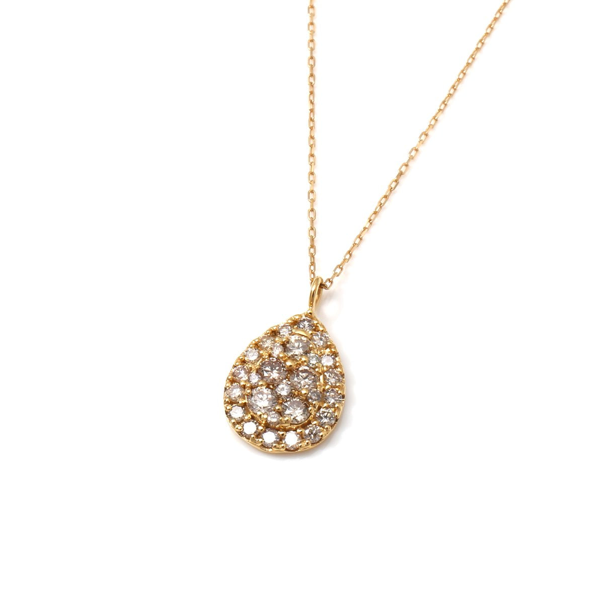 ダイヤモンド 18K イエローゴールド ネックレス&ペンダント