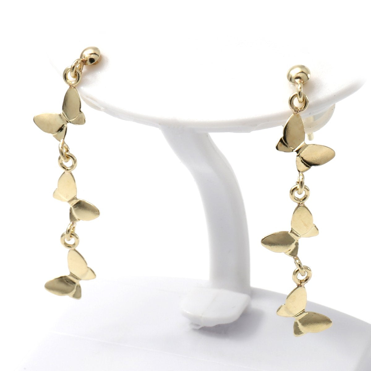 14K イエローゴールド ピアス