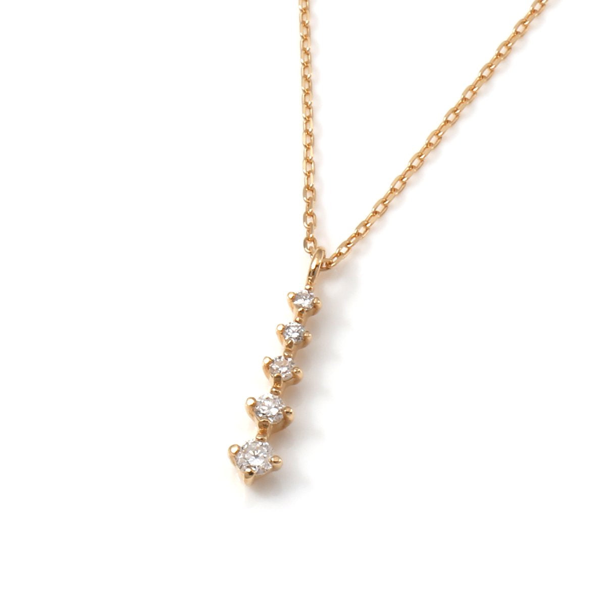 ダイヤモンド 18K イエローゴールド ネックレス&ペンダント